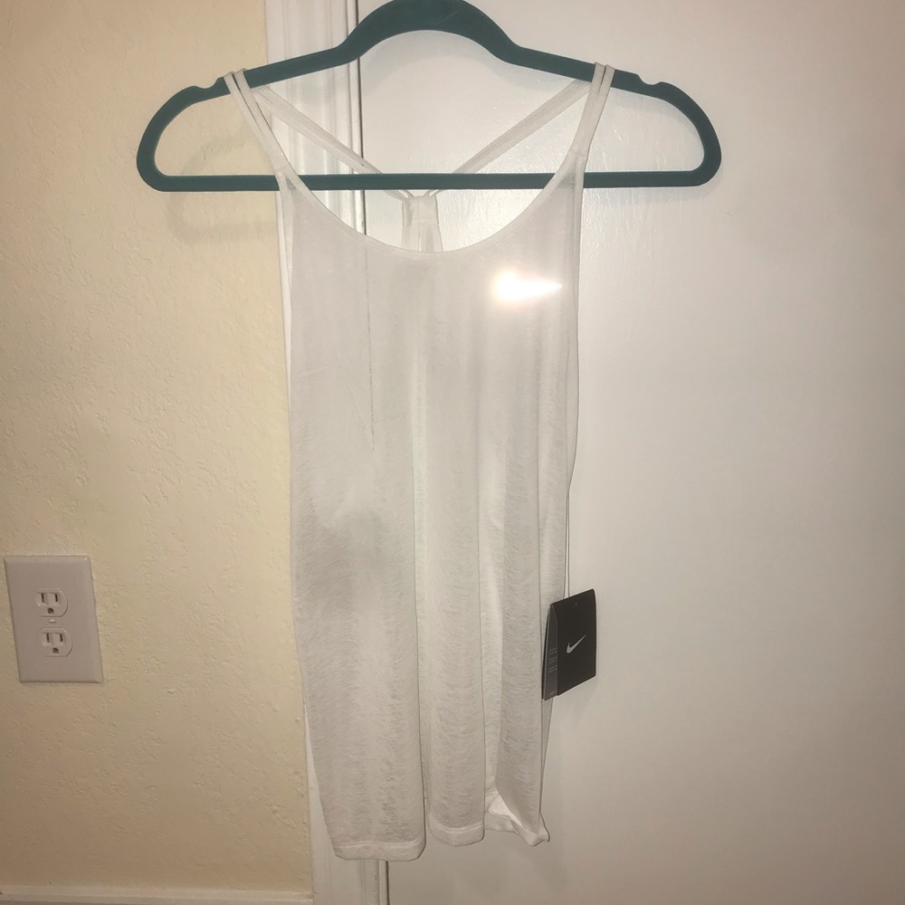 White Nike Tank Top Size M